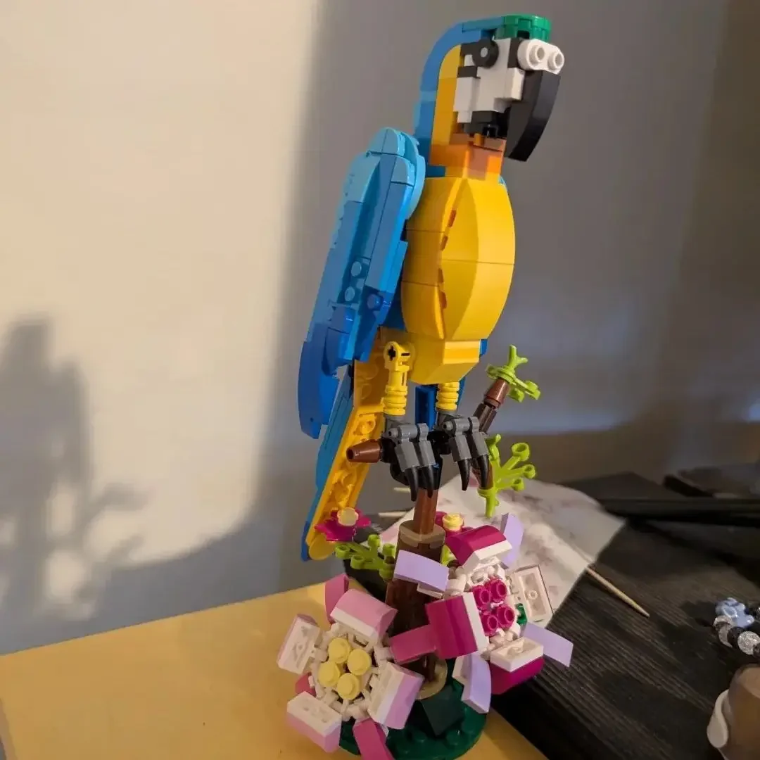 Parrot Frog and Fish 3-in-1 31136 Peripheral Extensions Compatible with Legoed Particles Suitable for Christmas Gifts 253pcs