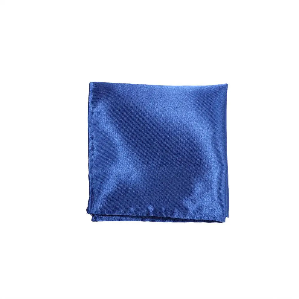 Fashion 15 Color for Wedding Dress Party Pocket Satin Plain Square Men Formal Suit Solid Pocket Square Handkerchief Silk Hanky