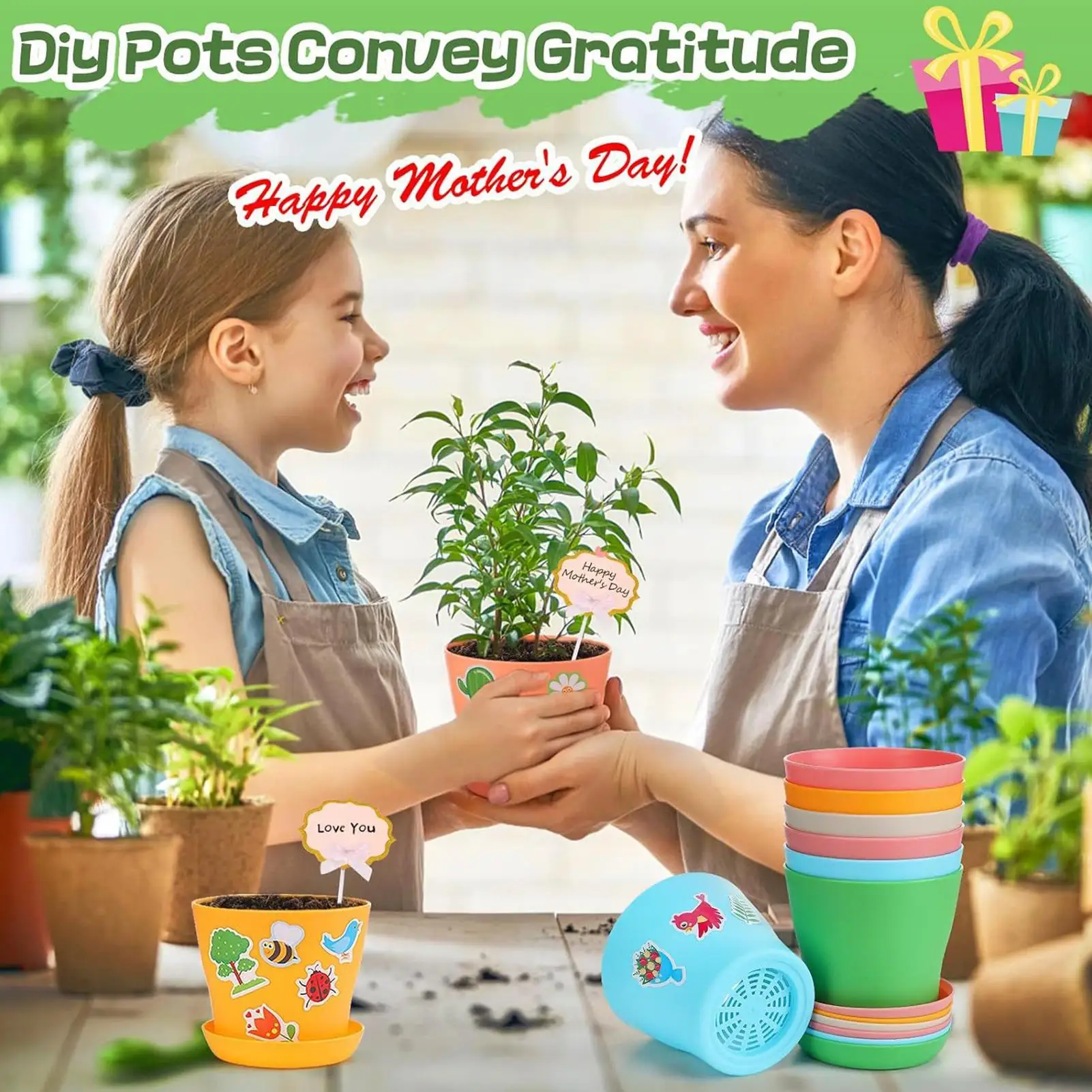 garden-pot-craft-kit-diy-educational-colorful-party-favors-kids-gardening-stickers-craft-kits-for-kids-aged-4-handmade-crafts