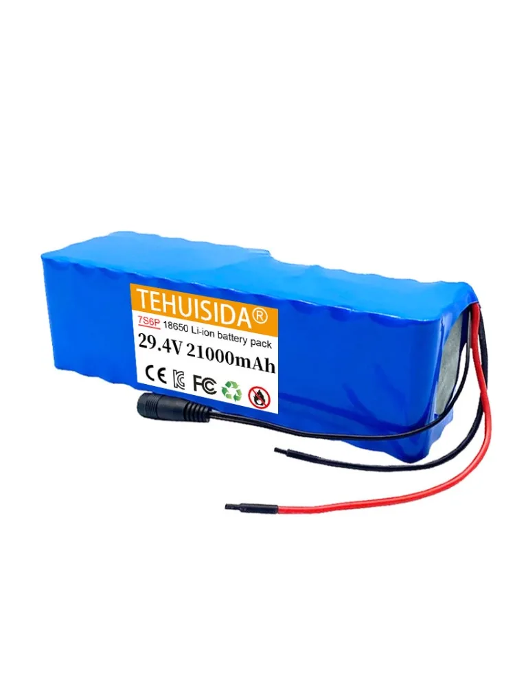 Für 24 V mit BMS Balance Car 7S6P 29,4 V 21 Ah Li-Ionen-Akku