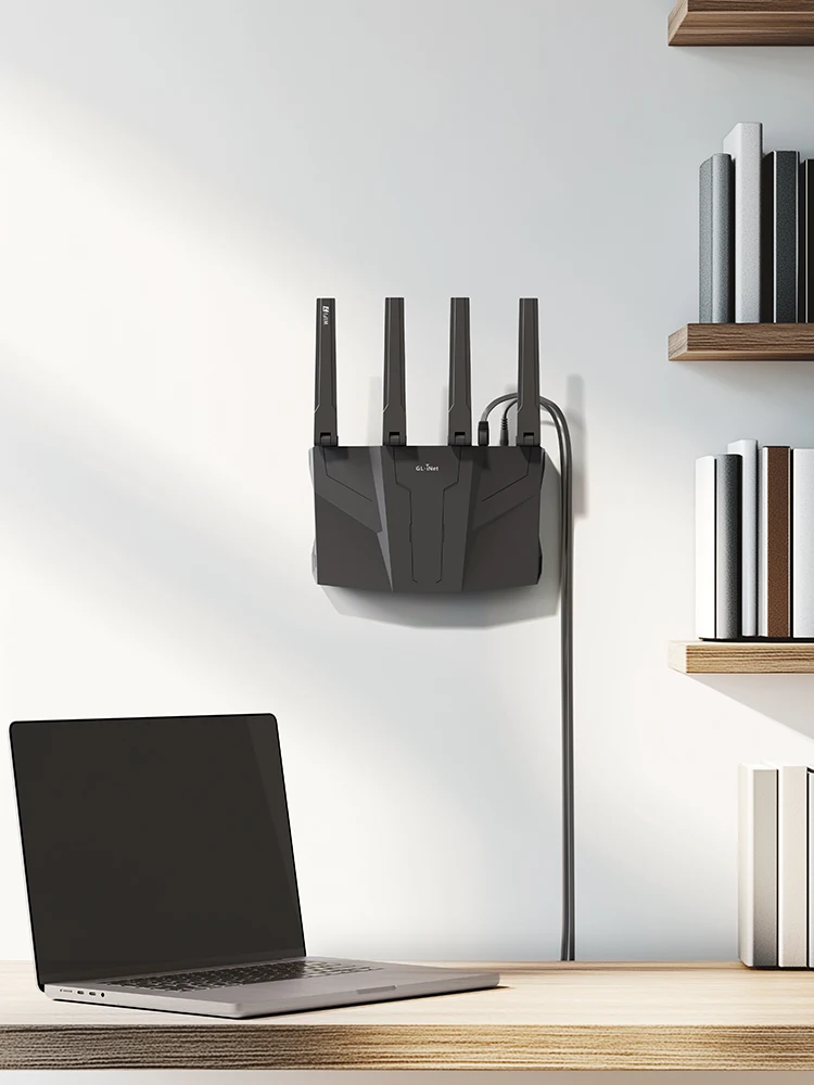 GL.iNet GL-BE9300 Flint 3 Tri-Band Wi-Fi 7 Router für drahtloses Internet, 5 x 2,5G VPN-Router, High-Speed-Gaming, große Reichweite, 6GHz Home-Wireless-Router, 9 Gbps Wireless-Geschwindigkeit für