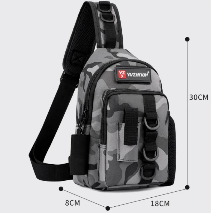 

2024 Новая рыболовная сумка, многофункциональная сумка через плечо, водонепроницаемый рюкзак на одно плечо Y551