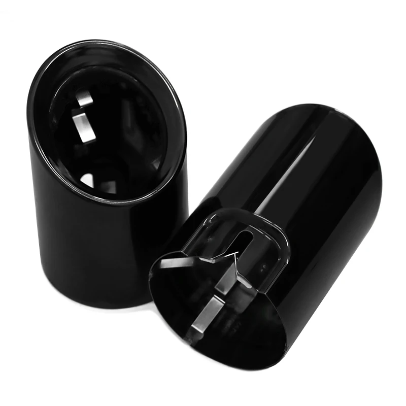 2 PCS Gloss Black Exhaust Muffler Tip Cover For BMW G20 G21 2023-2025 LCI 320i 330i Stainless Steel Tailpipe view 2