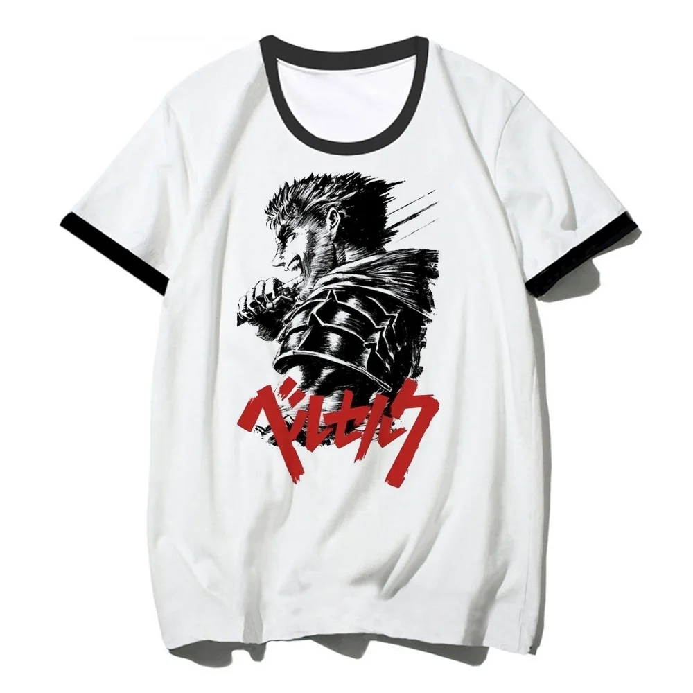 Berserk top tees girl harajuku baddie goth t shirt baddie party meme cheap