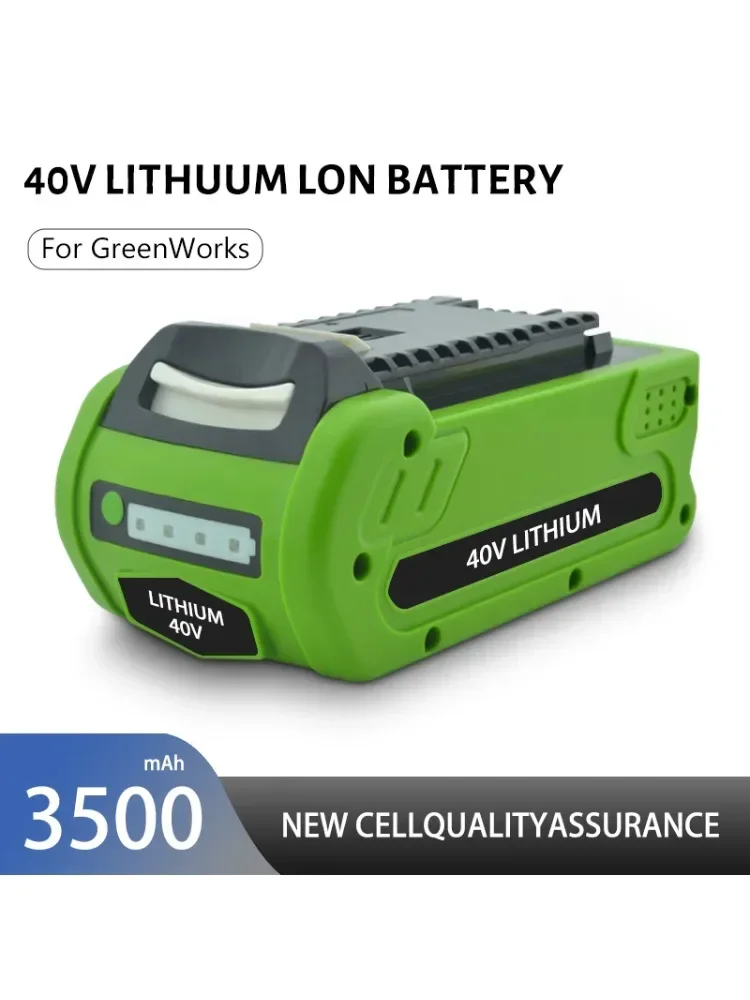 

Greenworks battery 40V 3.5Ah lithium-ion battery original product is 100% brand new 29842 MO24B410