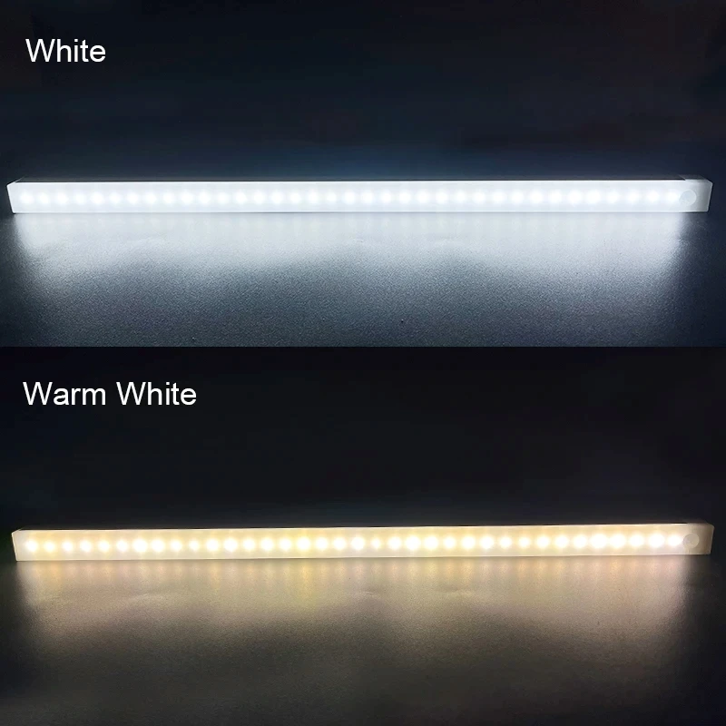 무선 LED 야간 조명 모션 센서 조명 옷장 주방 야간 조명 침실 감지기 라이트 캐비닛 계단 백라이트 썸네일 2