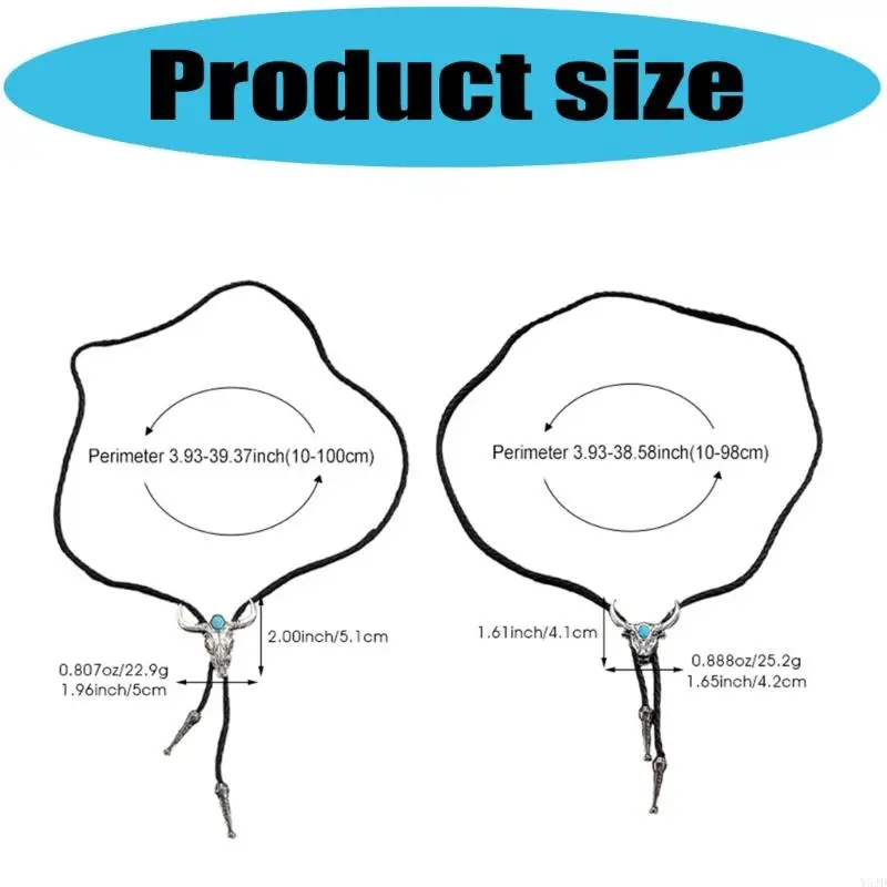Y5JD Premium Head Design Necktie Soft Alemable Pu Leather Tie لاجتماعات العمل والمناسبة الخاصة