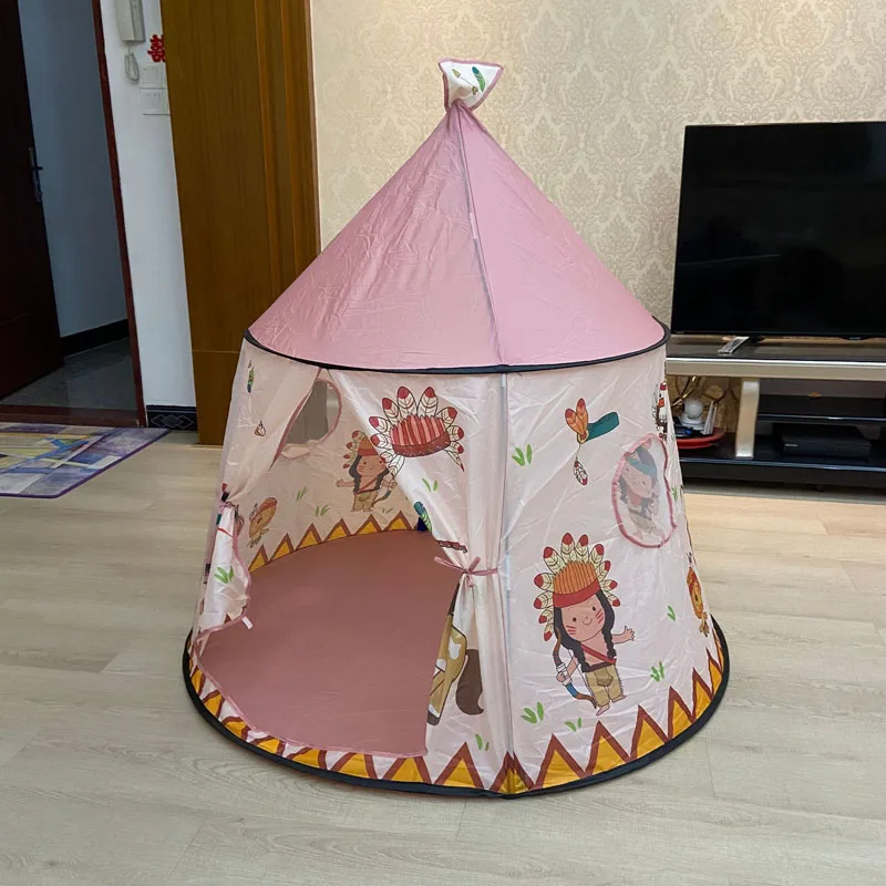 Baby Indischer Stil Jurttent Lustige Ozeanbälle Pool Sportspielzeug Spiele Haus Indoor Kinder Secret Base Playtent Spielzeug