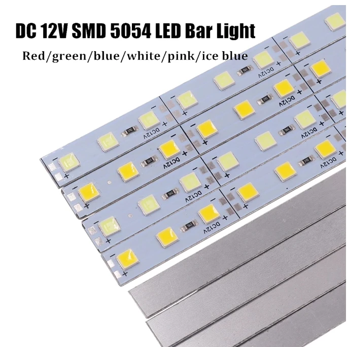 DC 12V LED Bar Light LED Strip Light SMD5054 18/36Leds LED Rigid Strip Energy Saving LED Fluorescent Tubes 25/50cm