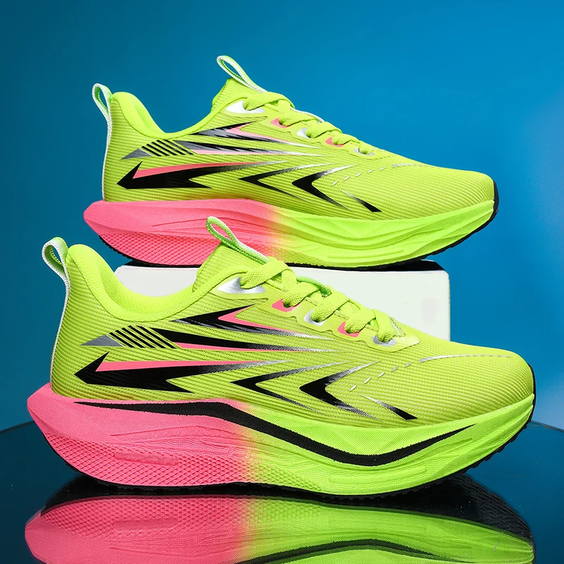 Men Casual Running Shoes Comfortable Sports Shoes Marathon Carbon Plate Lightweight Athletic Training Sneakers Women Travel Shoe