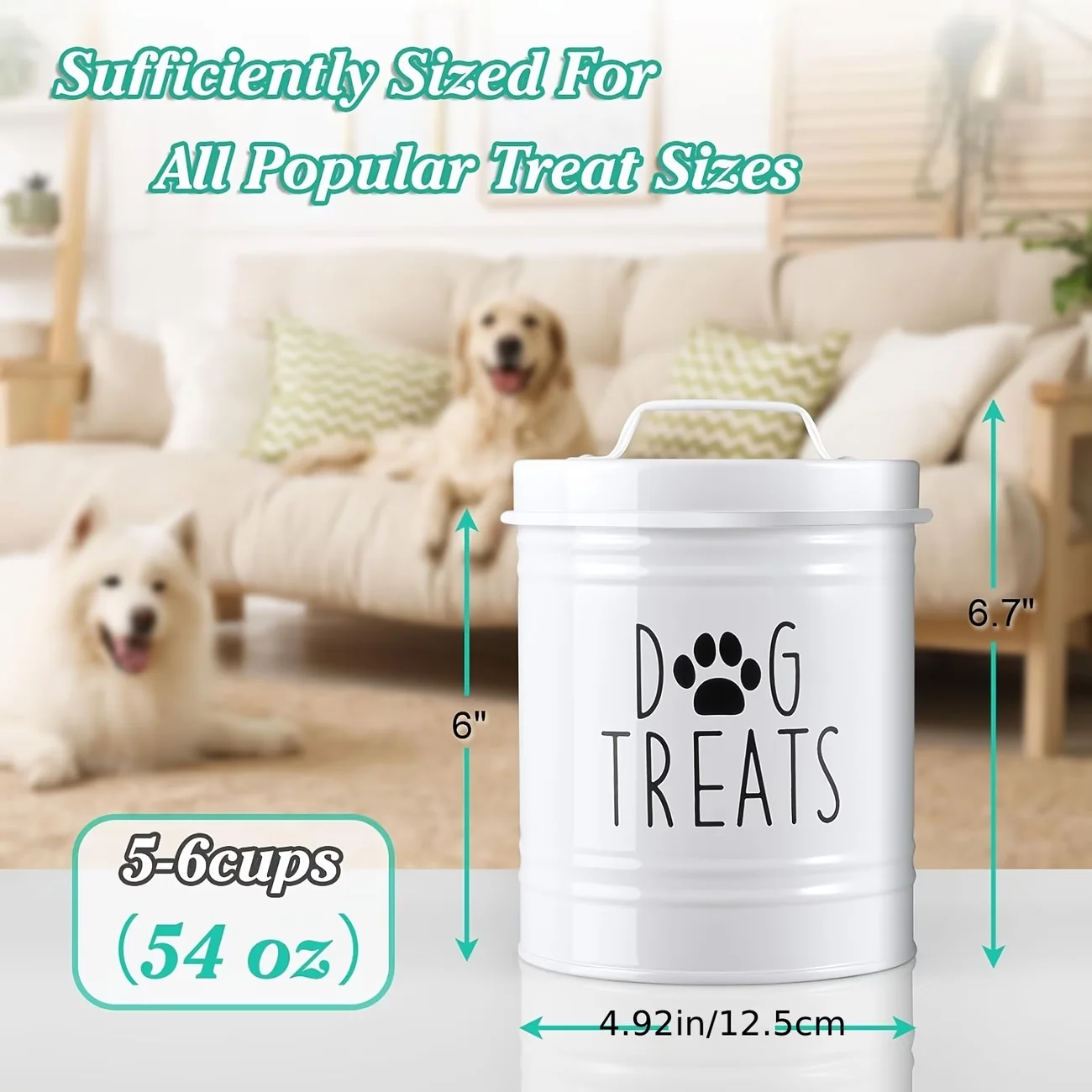 Hondenvoerpot in boerderijstij - Food Storage Jars Airtight recensie en prijs