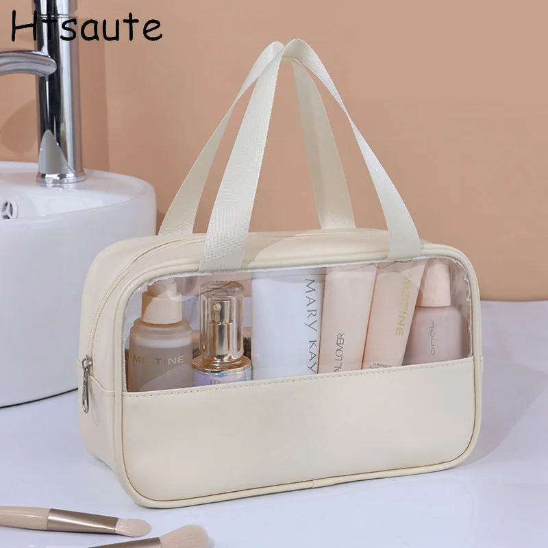 

3 size Portable Large Capacity Women Makeup Bags Waterproof Travel Toiletry Bag Storage Box Korean Style Wash Bag Cosmetic Pouch