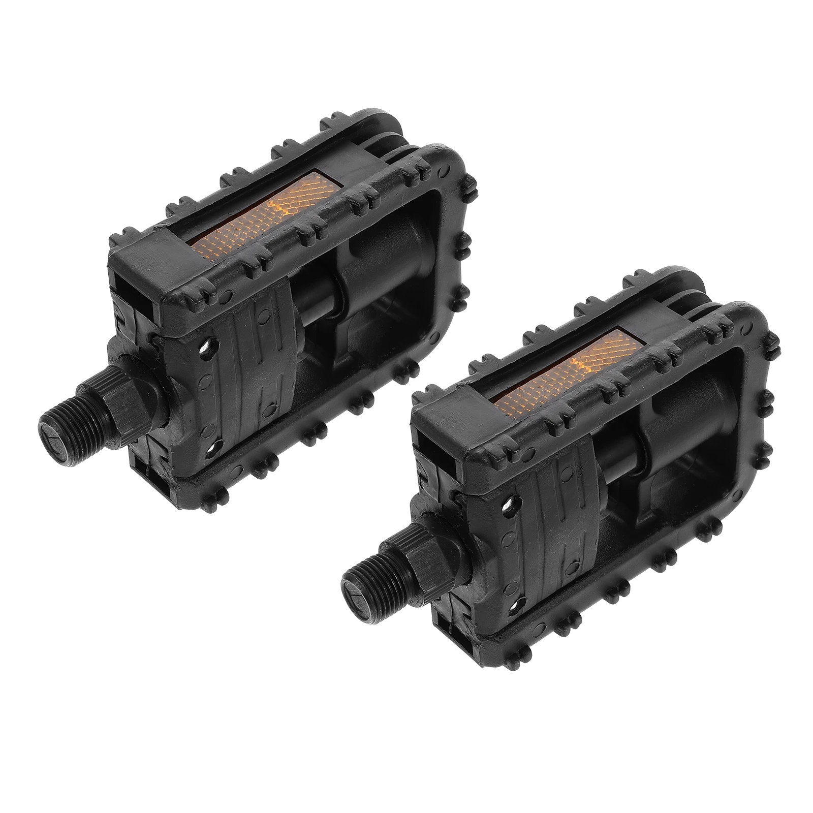 

2pcs Foot Pedal Bearings for Mountain Nonslip Surface Ergonomic Compatible Downhill Enduro Reflectors Wide Platform