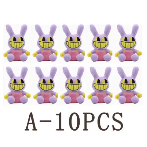 /&The Amazing Digital Circus Pomni Jax Plush Toy Anime Cute Theater Rabbit Doll StuffedCartoon Clown Christmas Kids Gifts