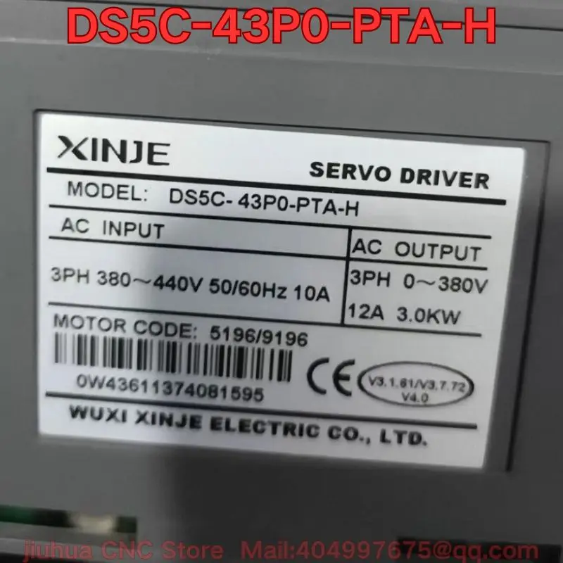 The function test of the second-hand DS5C-43P0-PTA-H servo driver is normal The latest quotation in 2026
