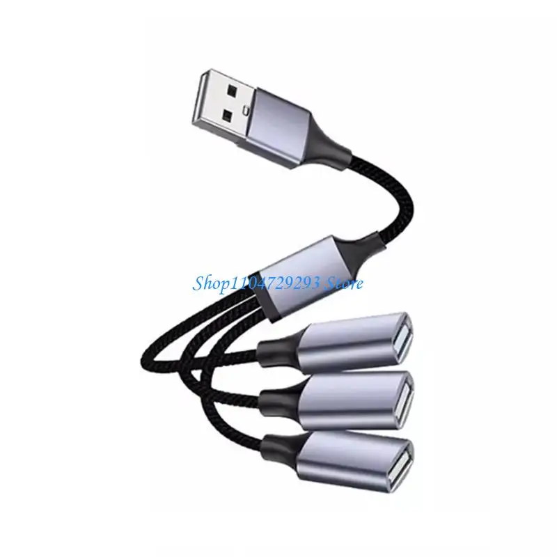 

Y2GD USB Splitter Cable 1 Male to 3 Female USB Expander Hub Multi USB Port Extender Data Split Adapter for Laptop
