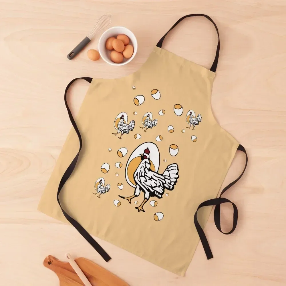 

Retro Roseanne Chickens Apron Chef Uniform Women Waterproof Kitchen For Women For Man women's kitchens Apron