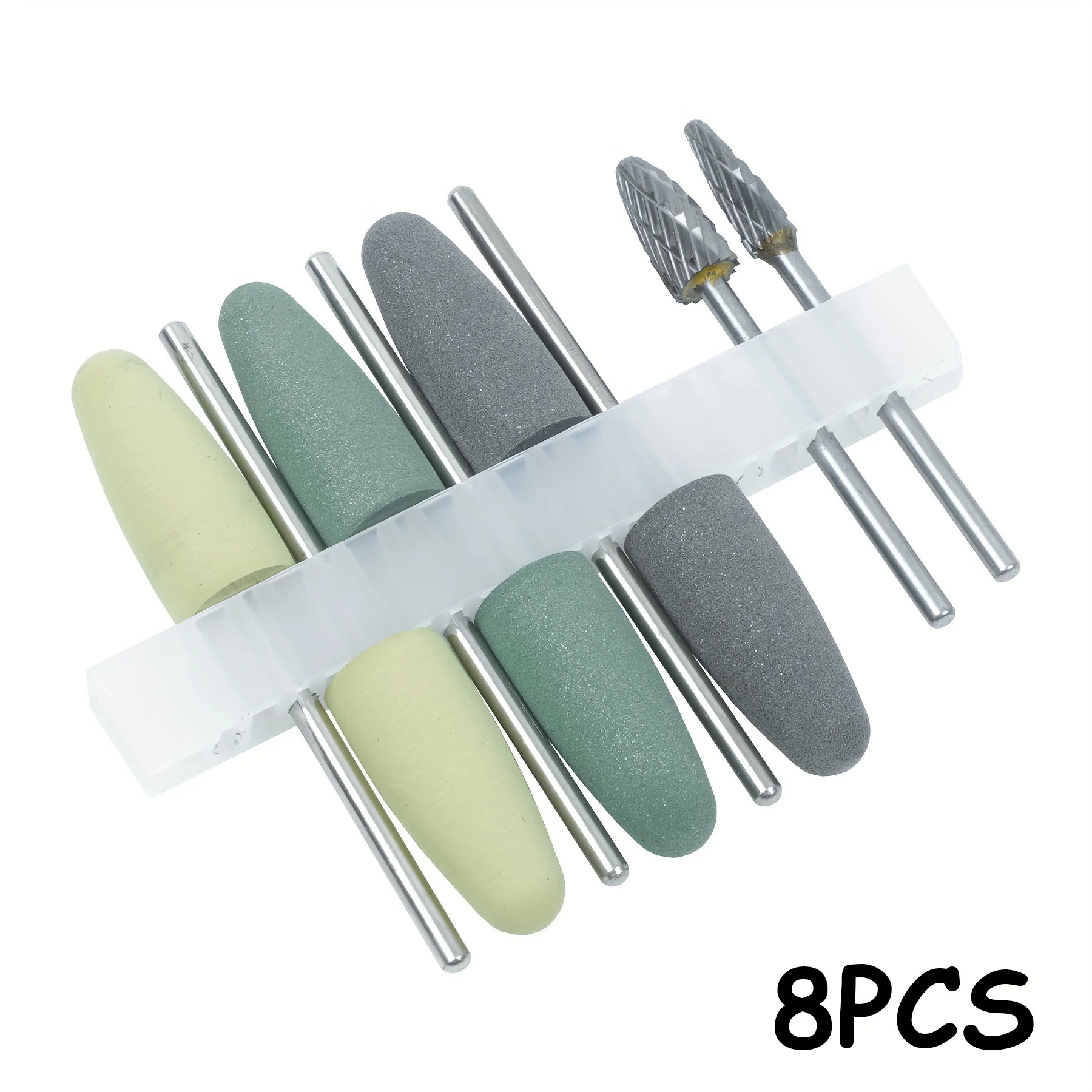 8 sztuk/zestaw zestaw wierteł do paznokci do Manicure frez akcesoria Pedicure Eletric Machine końcówka do paznokci szczotka zadziorów narzędzia