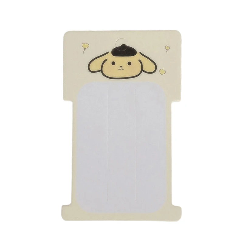 50Pcs Sanrio Anime Hello Kitty Hair Band Hairpins Packaging Paper Cards Display Packaging Cards Retail Tags Hair Accessories