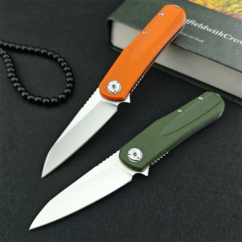 CR 6535 Folding Pocket Knife Survival 8Cr13Mov Blade G10 Handle Camping Tool EDC Outdoor Self-defense Multi-fuctional Kinves