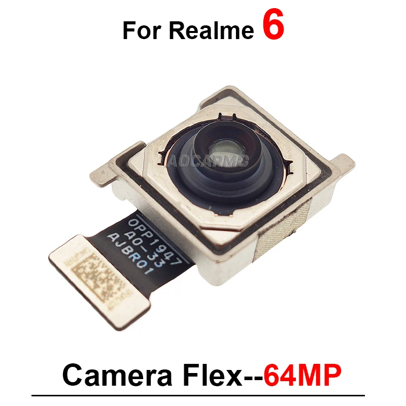 For Realme 6 7 8 Pro 6i 8i 6s 6Pro Repair Parts Rear Back Main Camera Module Replacement