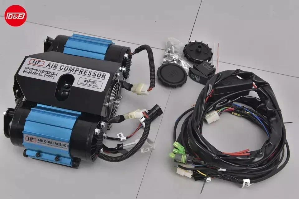 Manufacturer RD308 On Board Twin 12V Air Compressor HF 4X4 ACCESSORIES Similar to ARB Compressor High Performance CKMTA12