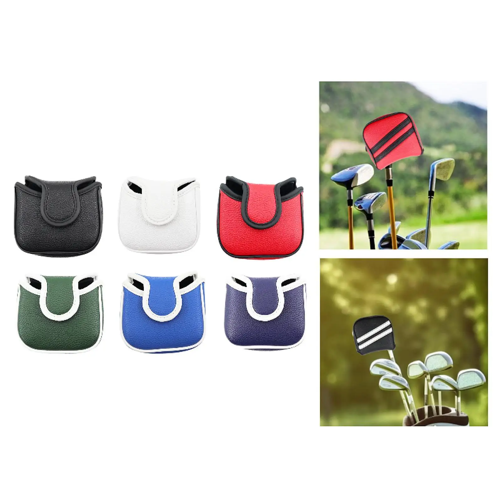 

Golf Putter Head Cover Supplies Portable Fits Most Putters Golf Head Cover