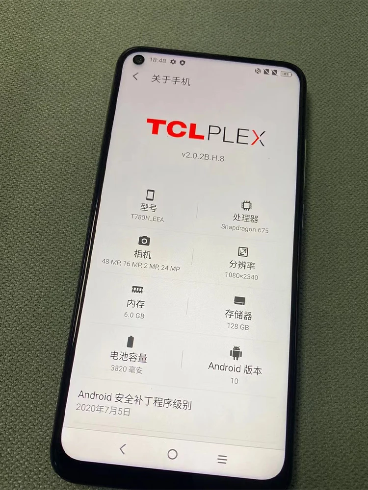 Tcl10l / TCL Plex / T770 / T780 Ekran dotykowy LCD, wyświetlacz ramkowy ， Tcl10l / TCL Plex / T770 / T780 Zespół wyświetlacza