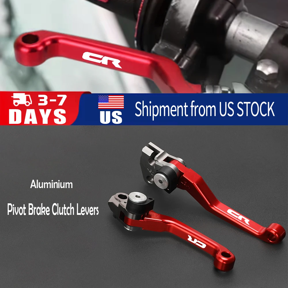 CNC For Honda CR80R CR85R CR125R CR250R CRF150R XR400 Pivot Brake Clutch Levers Motorcycle DirtBike Lever CR 85R 80R 125R 250R