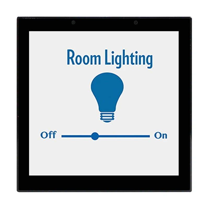 4 Inch Ips Smart Switch Flush Mount Android 2Gb 32Gb Wifi Ble Poe Hmi Control Touch Display Binnenmonitor