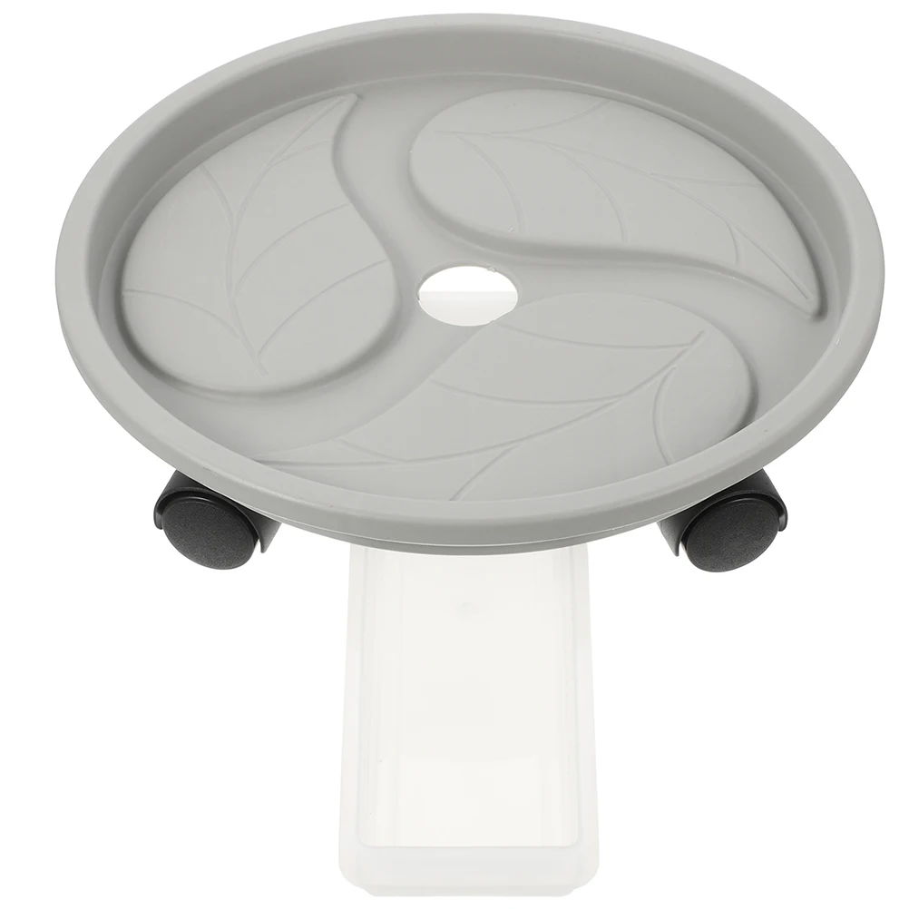 

Flower Pot Tray Drain Wheels Plant Rollers with Plants Rolling Stand Planter Dolly Indoor