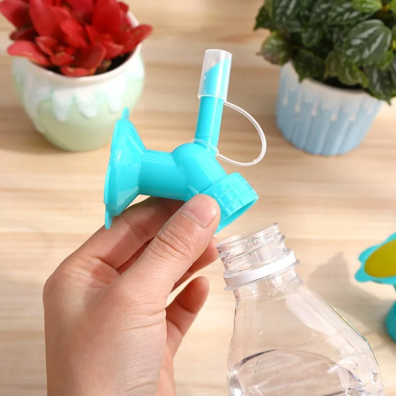 Plastic Sprinkler Nozzle Potted Plant Watering Nozzle Waterers Bottle Sprinkler Garden Watering Tool