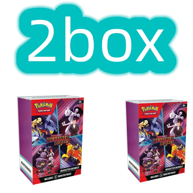 Pokemon Card v10 Boosterbundel Bestemd Rivalen Prismatische Evolutions Scarlet Violet 151, Engels ME01 Boosterkaarten Speelgoed Geschenken - afbeelding 1