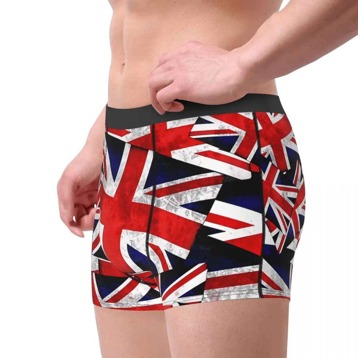 Union Jack British England UK Flag Underpants Breathbale Panties Male Underwear Sexy Shorts Boxer Briefs