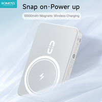 ROMOSS WSC10Magnetic Power Bank10000mAh Wireless Powerbank Mini Portable External Battery Fast Charging For  iPhone 14 13 Xiaomi