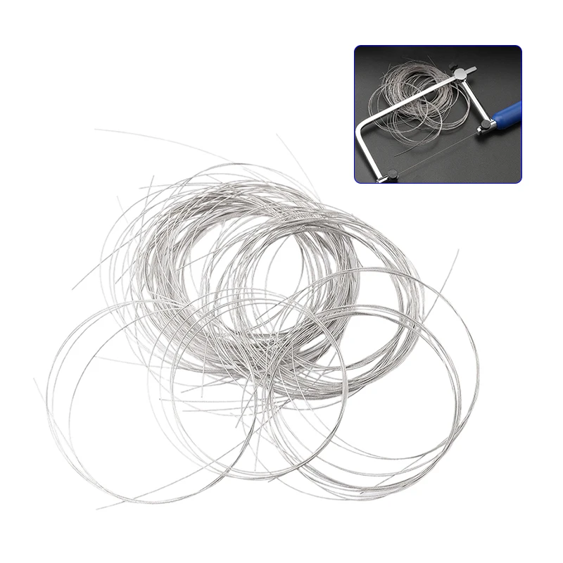 1M Superfine Diamond Cutting Wire DIY Tool Coping Saw Blades Jade Metal Marble Granite Stone Glass Wood Jewelry Wire Saw Cutter