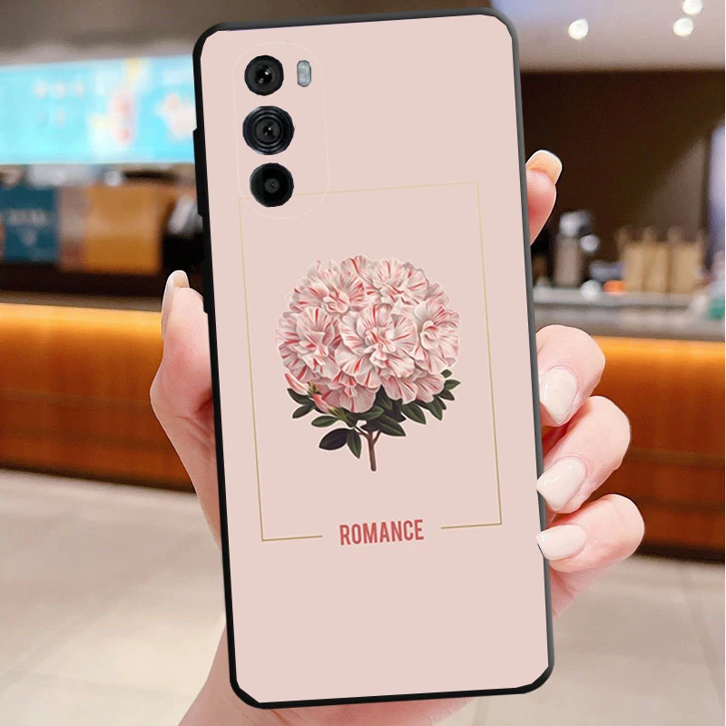 

Phone Case For Motorola Edge 50 40 Pro 60 50 40 30 Ultra Neo Fusion Moto G85 G72 G53 G54 G84 G13 G32 Flower Rose Sunflower Art