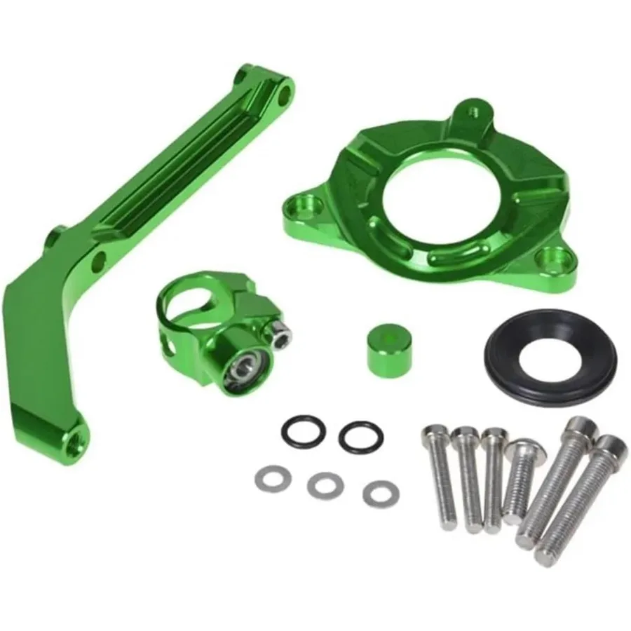 

Стабилизатор мотоцикла для Kawasaki Z1000 20142019, стабилизатор рулевого управления мотоцикла, кронштейн для крепления демпфера с зеленым кронштейном для En