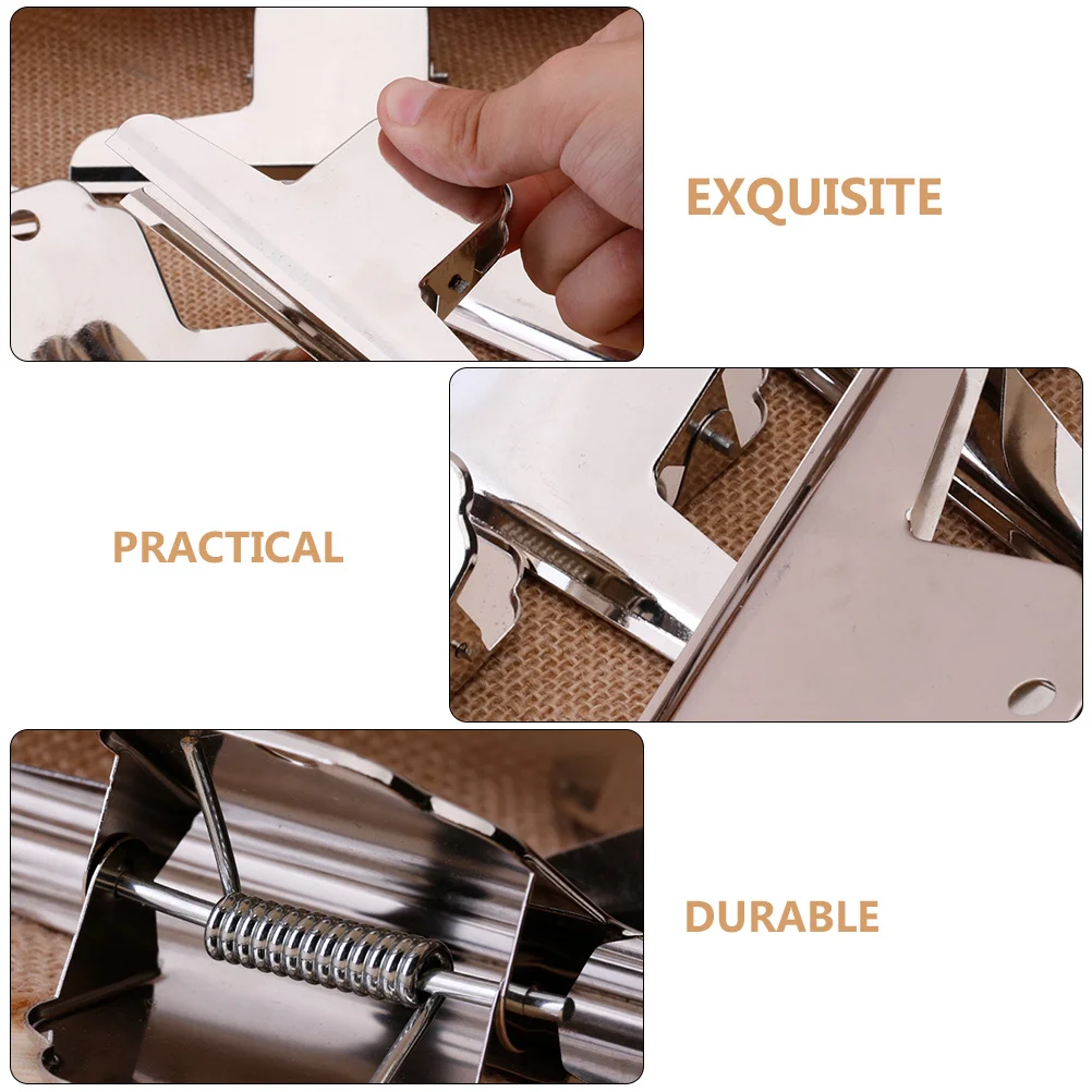 

5pcs Extra Long Metal Paper Clips File Binder Clamps For Documents Photos Food Bags Office School Multifunctional Hinge