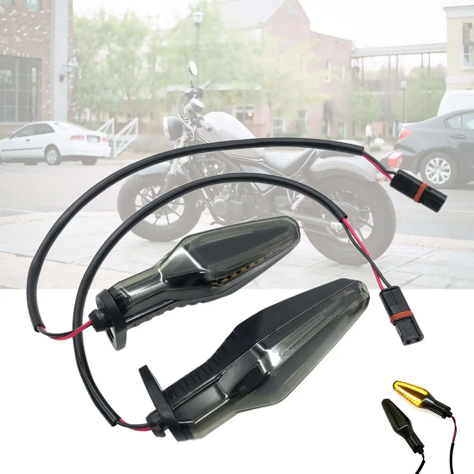 

2Pcs Front LED Turn Signal Light Accessories for BMW F 750 GS F 850 GS