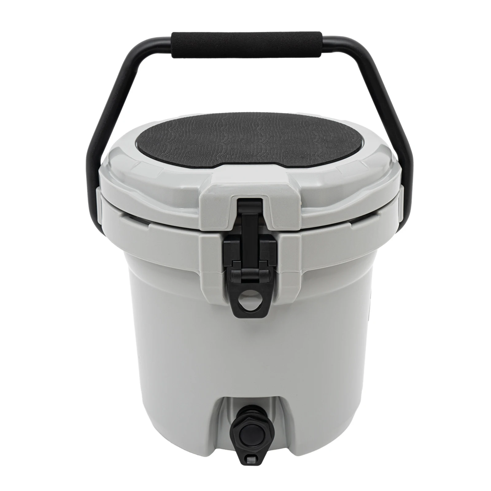 Water Cooler Jug Portable Camping Beverage Dispenser Bucket w/ Cup Holder 2.5gal