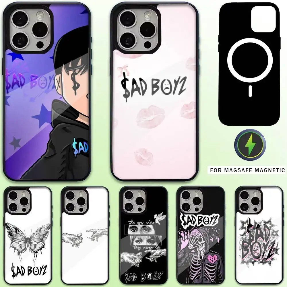 

Junior H $AD BOYZ 4 LIFE Phone Case For iPhone17,16,15,14,13,12,11 Plus,Pro Max Magnetic For Magsafe Wireless Charging