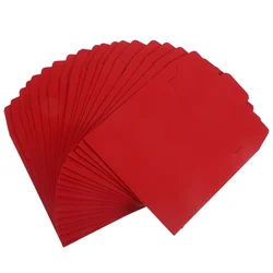 20 Pcs Envelope CD Bag DVD Kraft Paper Packaging Wedding Photography Advertising Information (red) Sheets Sleeves Envelopes