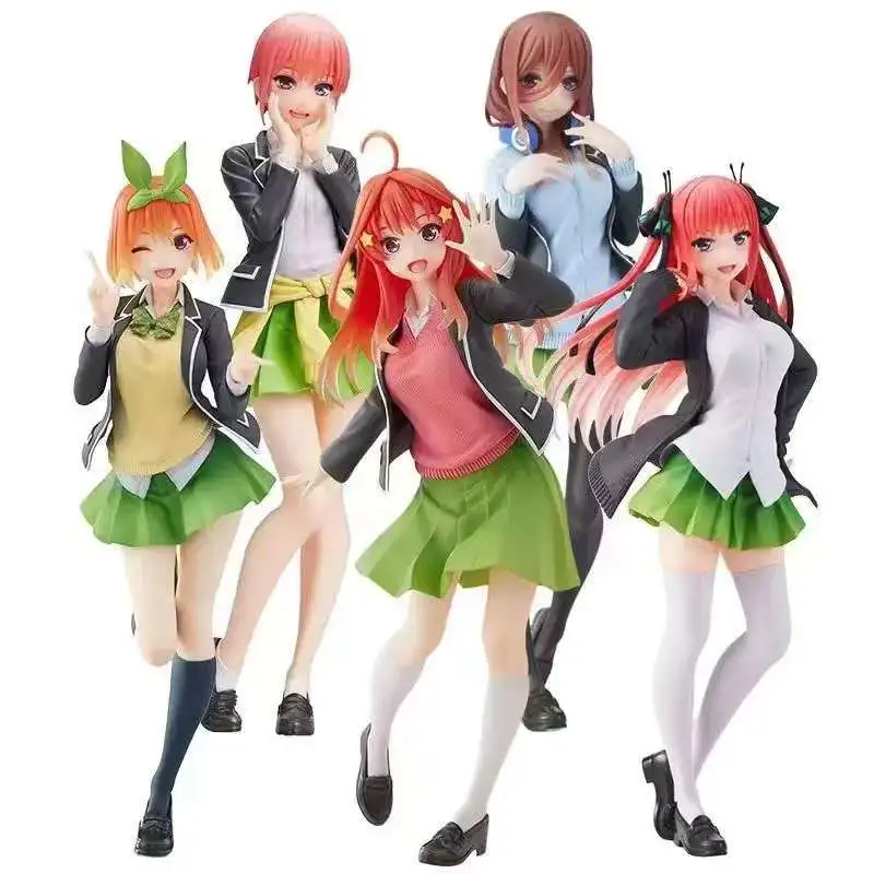 

Anime Figure Action Doll Model Toy Gift The Quintessential Quintuplets Nakano Ichika Nino Miku Yotsuba Itsuki Desktop Decor