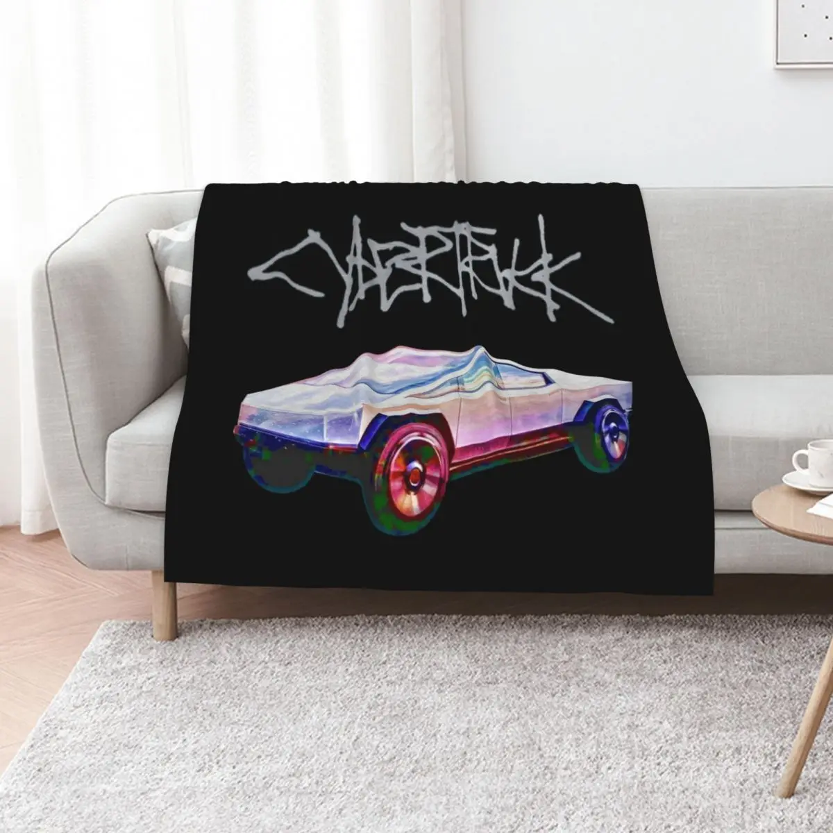 CYBER TRUCK Throw Blanket Flannel Fleece Soft Warm Throw Blanket