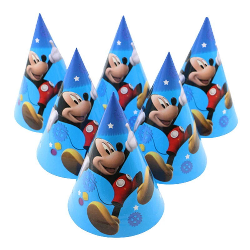 Disney Mickey Mouse Theme Party Decoration Baby Shower Tableware Disposable Plates Cups Straw balloon Kids Favor Party Supplies