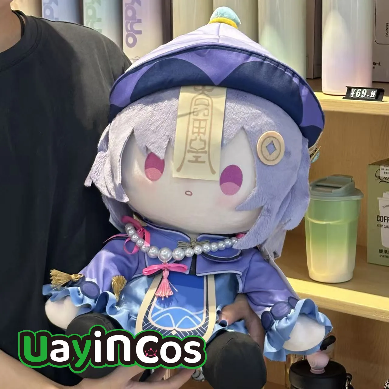 40 سنتيمتر Genshin تأثير تشيكي الكرتون محشوة بلوشيز أفخم ملابس دمى مخدة ناعمة أنيمي الحلي لطيف الشكل لعبة لعبة هدايا الاطفال #1