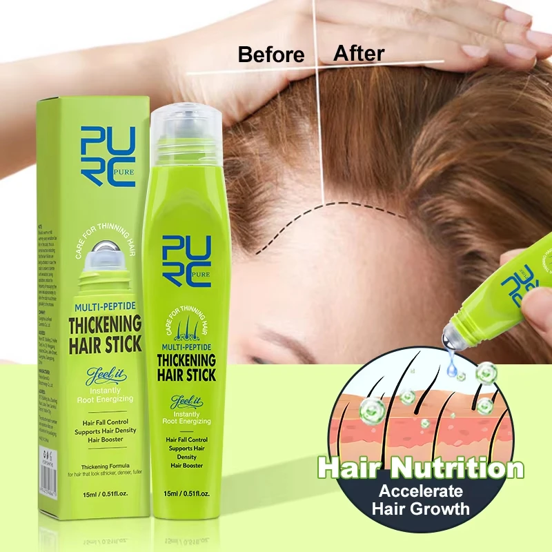 

Polypeptide Biotin Hair Thinning Care Stick Soft Fluffy And Shiny Portable Ball Scalp Care Essence Liquid Men Women Hair Care