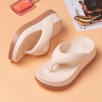 women's flip-flops summer outdoor and indoor thick-soled sandals 5cm increase height slippers for beach