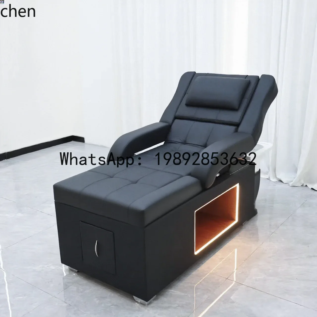YFY  High-End Beauty Bed Head Therapy Shampoo Bed Water Circulation Steaming Spa Foot Therapy Foot Bath Beauty Salon Special